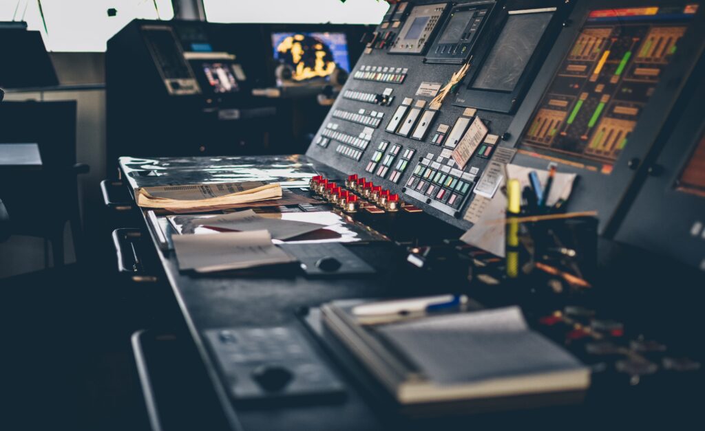 Image of an old control panel